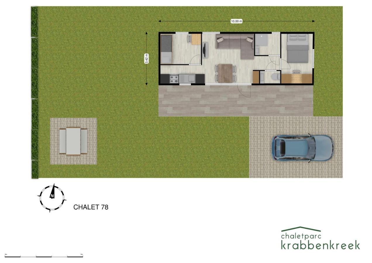 סינט אנלנד Chaletparc Krabbenkreek Zeeland - Chalet 78 מראה חיצוני תמונה